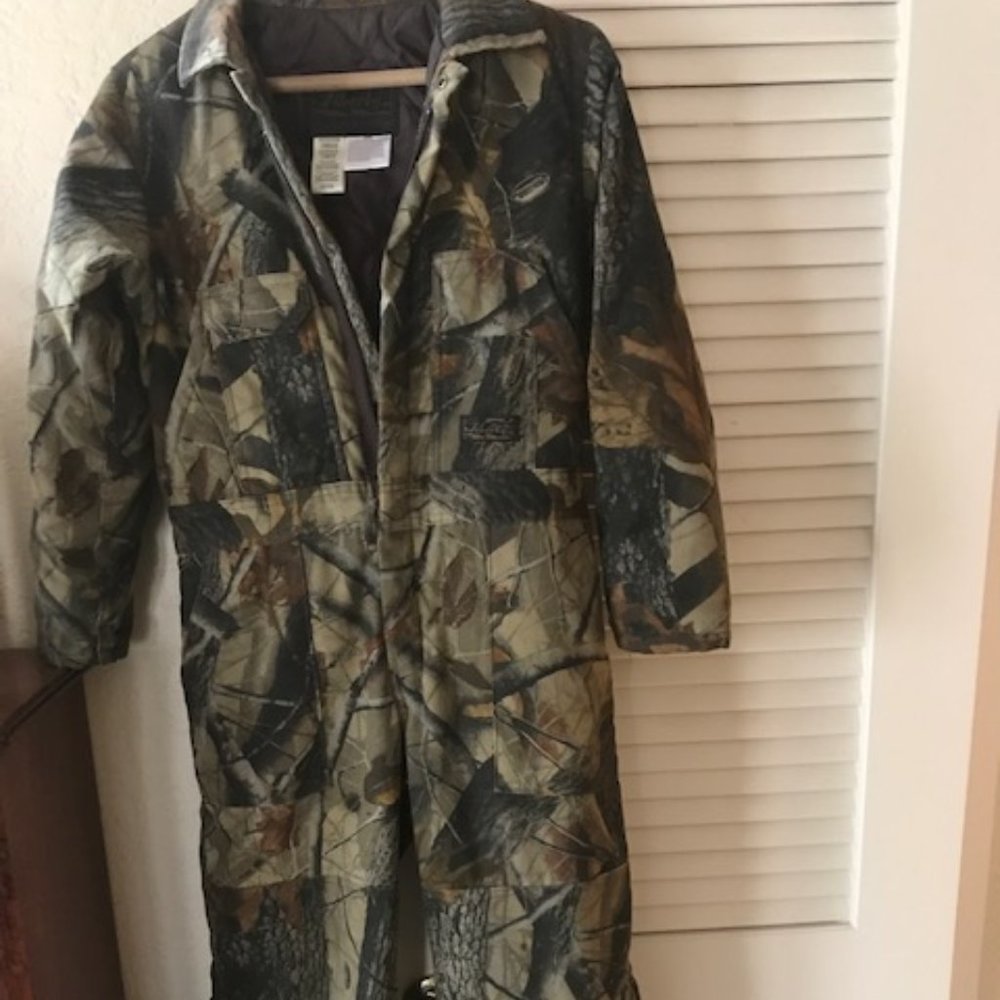 Kids/Junior Insulated camouflaged  overalls